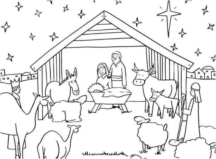 Żłóbek kolorowanki